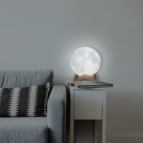 3d light moon lamp store touch sensor color changing